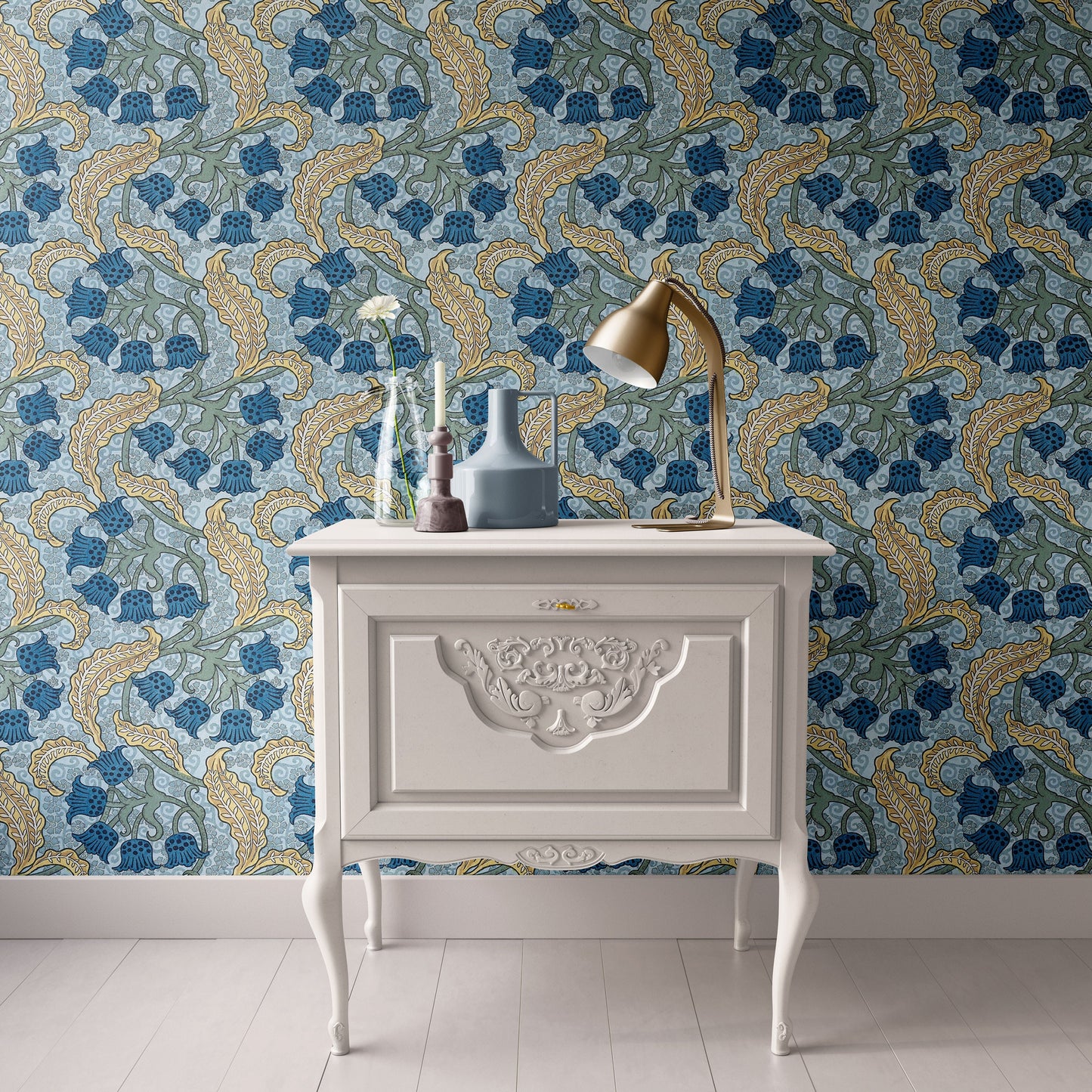 Bluebell: Maurice Pillard Verneuil, William Morris Style