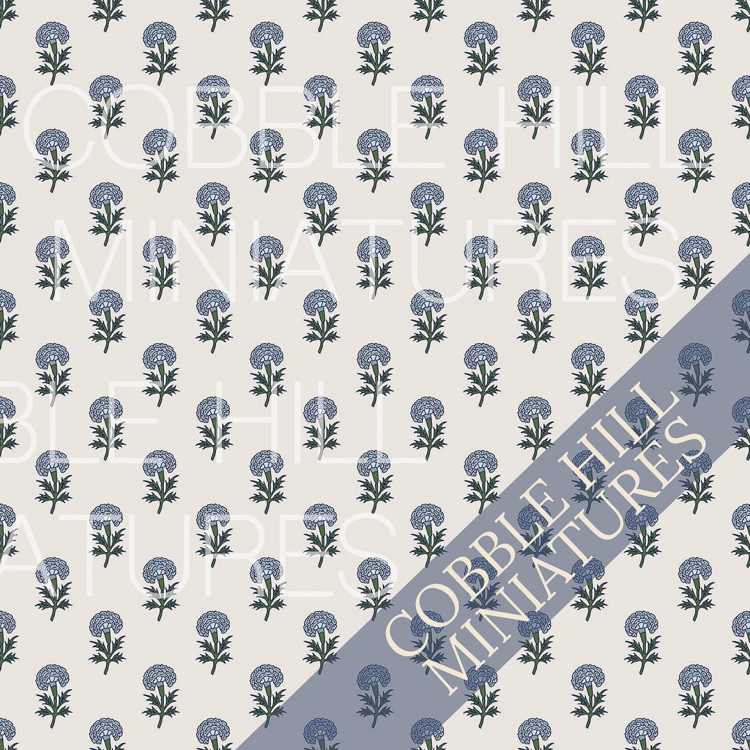 Small Classic Hydrangea Block Print